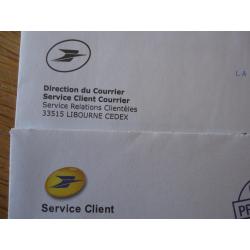 lot de 11 documents diffusés par la poste