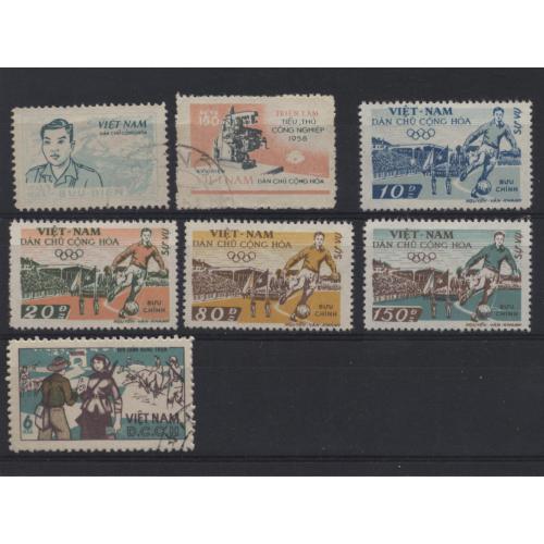 Vietnam nord timbres de service