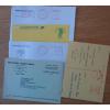 lot de 2 enveloppes en tête assemblée nationale et 3 cartes de correspondance diverses