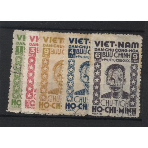 Vietnam nord 1e série Ho Chi Minh 1946