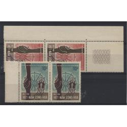 Vietnam sud non émis 1967 en paires