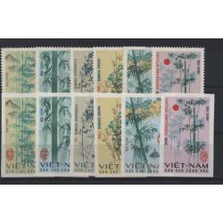 Vietnam nord Michel série 469 à 474 en oblitérés et non dentelés