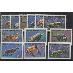 Vietnam nord Michel série 475 à 480 en oblitérés et non dentelés