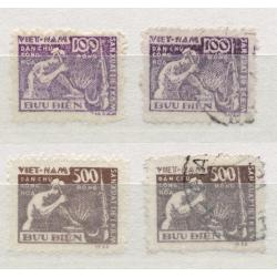 Vietnam nord Michel 7 et 8 en oblitérés et neufs*
