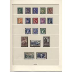 France neufs 1940 à 1944 quasi complet