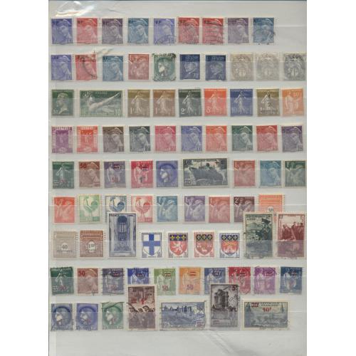 lot 156 timbres 1900 ... neufs et oblitérés