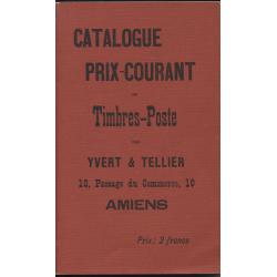fac similé catalogue Yvert et Tellier 1897