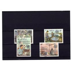 laos. série complète 1990. nations unies. (lot37)