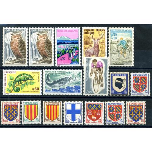 lot timbres divers France **