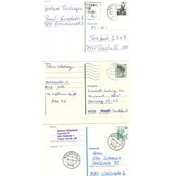 lot (1) de 3 entiers postaux rfa