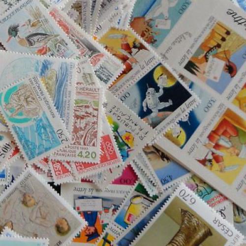divers lots  de timbres voir descriptif