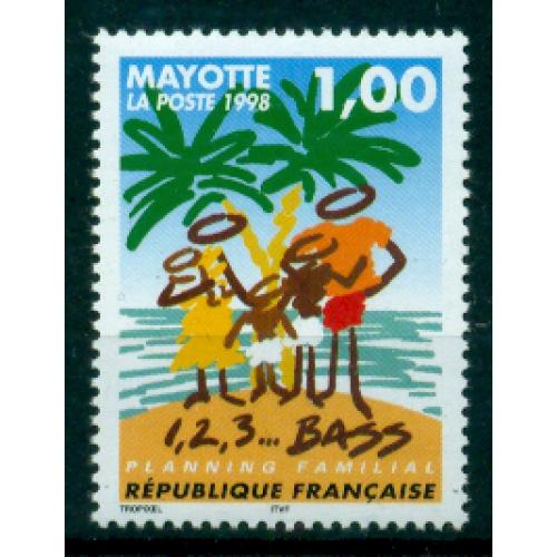 Timbres neufs** de MAYOTTE n° 54